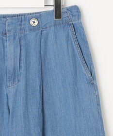 J.PRESS LADIES L 【洗える】5ozバージラコンパクト ワイド パンツ