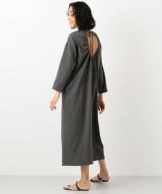 #Newans 【洗える】プルンプクロスバックオープンワンピース