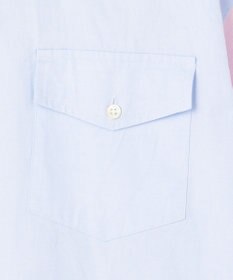 J.PRESS MEN 【J.PRESS ORIGINALS】【UNISEX】Crazy Oxford Half Sleeve Shirt / B.D. / Baggy-Fit