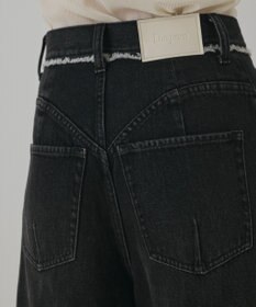 GRACE CONTINENTAL ハイウエストバギ－デニム