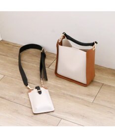 UNBILLION カシュカシュ cachecache / スマホショルダー付きラウンドショルダーバッグ