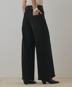 GRACE CONTINENTAL ハイウエストバギ－デニム