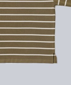 WHITE MAILS 【UNISEX】PAPER YARN BORDER KINT PULLOVER T-シャツ