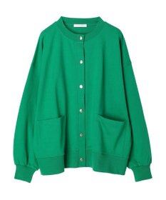 Green Parks ミニ裏毛オーバーサイズカーディガン