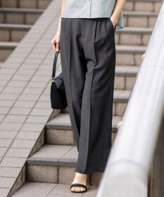 ANY SIS 【ウエストサイズ調整可】アーバンクールタッチ パンツ スレート