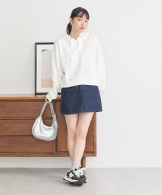 earth music&ecology Ｌｅｅ×ｅ．ｍ．ａ．ｅショート丈パーカー