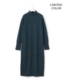 ICB L 【WEB限定カラーあり】 ソフトカシミヤミックス ハイネックワンピース