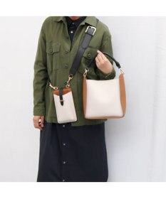 UNBILLION カシュカシュ cachecache / スマホショルダー付きラウンドショルダーバッグ