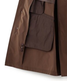 J.PRESS MEN スタンドカラーコート / デタッチャブルフード