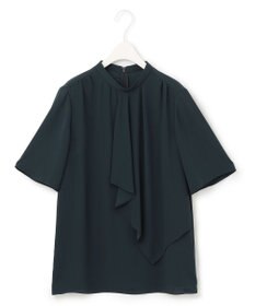 ICB 【洗える】 Back Satin Amunzen フリルブラウス