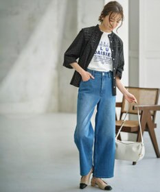 組曲 【WEB限定カラーあり】エンブロイダリーレース フレアスリーブブラウス