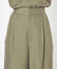 NAVE 【ReNAVE・セットアップ可/洗える/UVケア/接触冷感】フィブリルシャンブレー ワイドパンツ