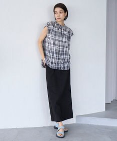 UNFILO シアー2WAYブラウス