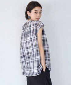 UNFILO シアー2WAYブラウス