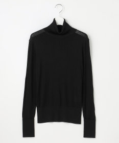 23区 【エステータ】シルクリブ タートルニット