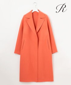 23区 S 【R(アール)】ウールメルトンリバー ロング ラップコート