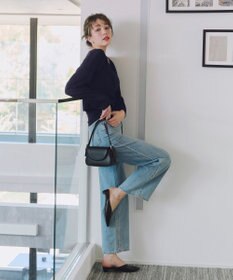 Tiaclasse 【洗える】クロシェニットカーディガン カーディガン