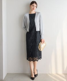 23区 【APPLAUDIR】シャイニーフラワーレース ドレス