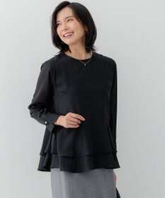 23区 【洗える】テプラマットシフォン ブラウス