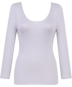 Wing あったかインナー 綿混素材 裏起毛(肌側) よく伸びる素材 ストレッチ性 【ラクのびサーモ】 保温性 8分袖 長袖 秋 冬 EL6812 ウイング／ワコール