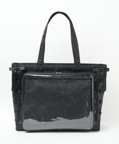 WEGO 【痛バ＆推し活グッズ】レースアップフレーム痛バッグL