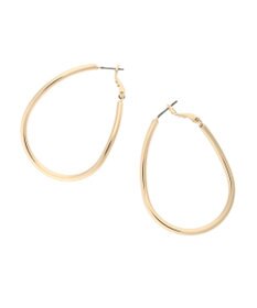 AMERICAN HOLIC 変形メタルフープピアス