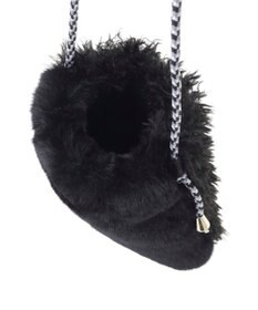 MOONBAT 【ファーバッグ 】2WAYスマートフォンポシェット  フェイクファー