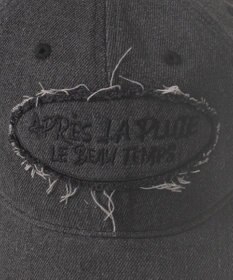 WEGO サークルフリンジロゴデニムキャップ