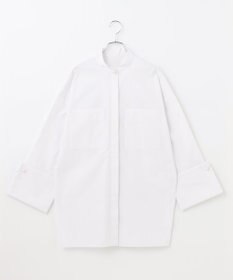 #Newans 【セレモニーにも】パールボタンビッグシャツ