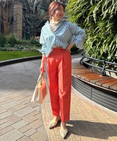 UNFILO 【VERY.3月号掲載/洗える/ストレッチ】ハイウエストカラーパンツ