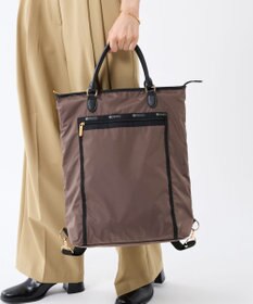 LeSportsac EVERYDAY TH CITY BKPK/アップタウンダークチョコ/ブラック