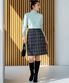 組曲 L ファンシーツィード ミニスカート