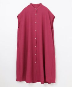 ANY 【洗える】バンドカラーとろみ ワンピース