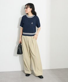 CRAFT STANDARD BOUTIQUE 別注/BHPC 刺繍ケーブル編みニット