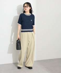 CRAFT STANDARD BOUTIQUE 別注/BHPC 刺繍ケーブル編みニット