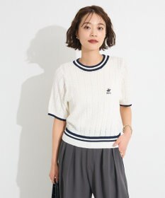 CRAFT STANDARD BOUTIQUE 別注/BHPC 刺繍ケーブル編みニット