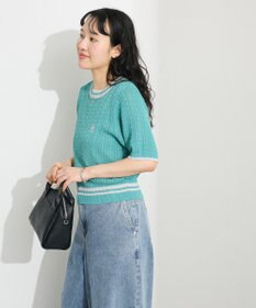 CRAFT STANDARD BOUTIQUE 別注/BHPC 刺繍ケーブル編みニット