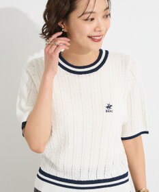 CRAFT STANDARD BOUTIQUE 別注/BHPC 刺繍ケーブル編みニット