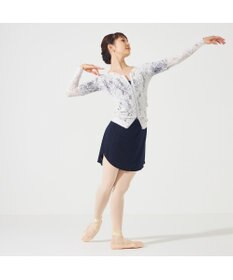 Chacott 【ノーソーイングニット】レーシージップアップニットトップ