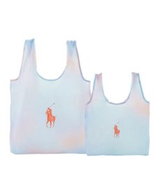 MOONBAT POLO RALPH LAUREN(ポロ ラルフローレン)ポロポニー ポケッタブル レインバッグ Sサイズ 無地 ストラップベルト付き