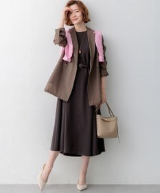 23区 【先行予約】ナイロンコットンシアーボイル ダブルジャケット