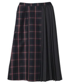 Green Parks アシメサイドプリーツスカート