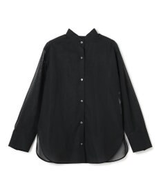 BEIGE， 【洗える】PLUMERIA / コットンシアーバックボウタイブラウス