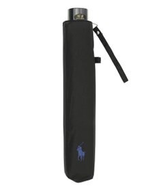 MOONBAT POLO RALPH LAUREN 折りたたみ傘 メンズ プレーン ワンポイント刺繍 大きめ60cm