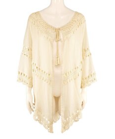 San-ai Resort（三愛水着楽園） クロシェ羽織　F　　【San-ai Resort（サンアイリゾート）】