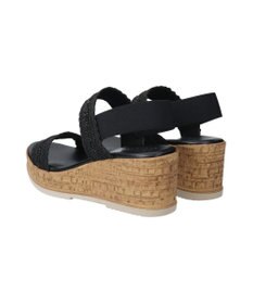 INTER-CHAUSSURES 【ITALIAN SHOEMAKERS】ラインストーンリボン厚底サンダル