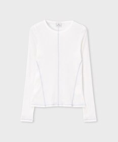 Paul Smith コントラストステッチ リブ 長袖カットソー