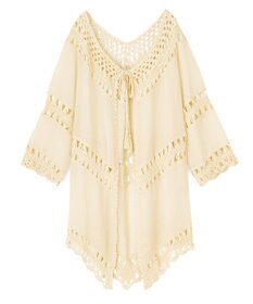 San-ai Resort（三愛水着楽園） クロシェ羽織　F　　【San-ai Resort（サンアイリゾート）】