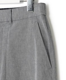 23区 【洗える】スラブツイルストレッチ ワイド パンツ