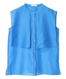 Green Parks レイヤードノースリーブブラウス